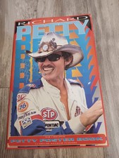 17x11 Inch Richard Petty Poster Book Autographed Nascar