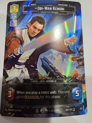 Obi-Wan Kenobi Protective Padawan 3/3 Star Wars Unlimited Gift Box Promo