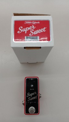 XOTIC SUPER SWEET Gitarrenpedal gebraucht warm Vintage Ton Top Zustand