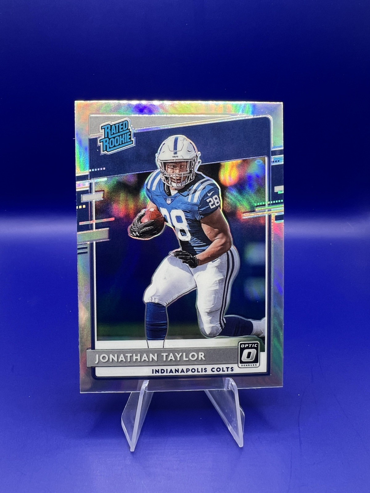 Jonathan Taylor 2020 Optic Rated Rookie RC #167 Silver Holo Prizm! Colts! 🔥