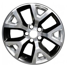 New 17x7.5 Polished Deep Matte-black Wheel Fits 2014-2018 Jeep Cherokee