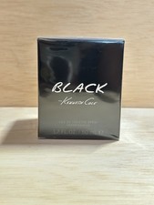 Kenneth Cole Black Eau de Toilette Spray Cologne for Men, 1.7 Fl. Oz. sealed