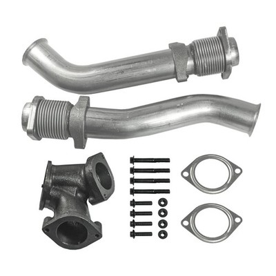 Bellowed Up Pipe Kit For 99-03 Ford F250 F350 Super Duty 7.3L Powerstroke Diesel