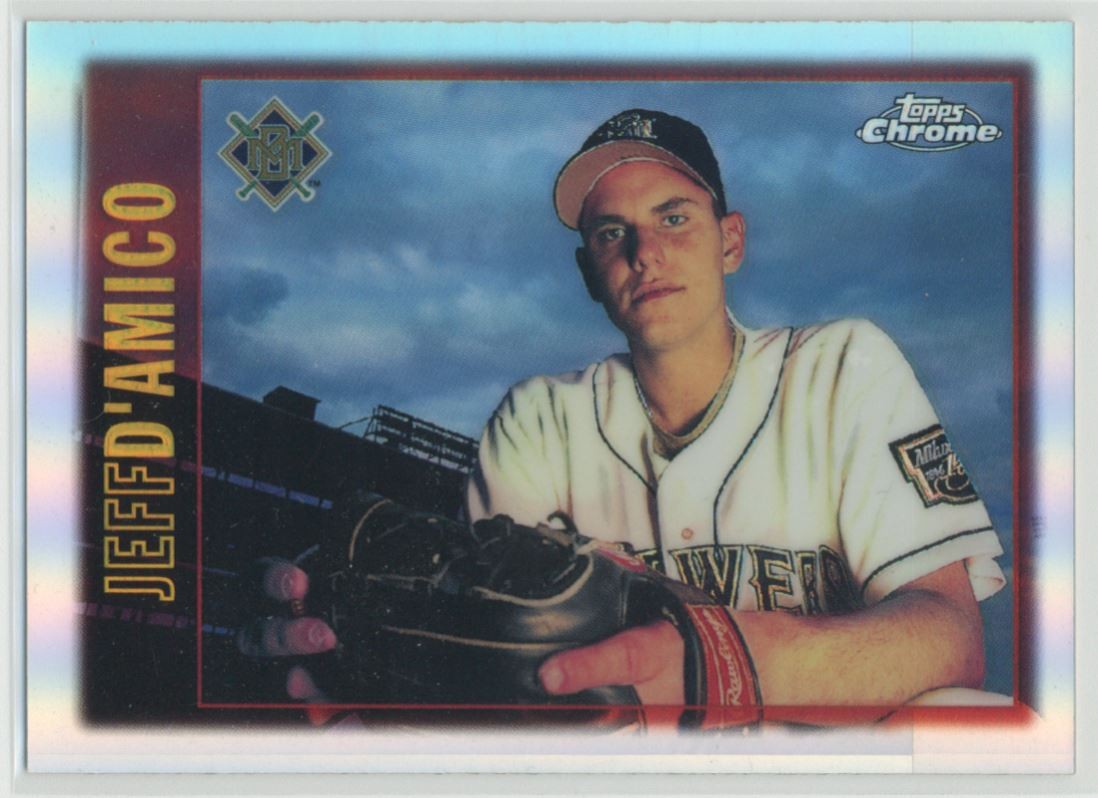 Jeff D'Amico 1997 Topps Chrome Refractor #14 Milwaukee Brewers