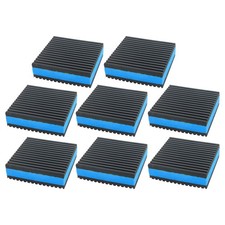 8 Pack 3" x 3" x 7/8" EVA Rubber Shock-absorbing Pad Anti Vibration Pads