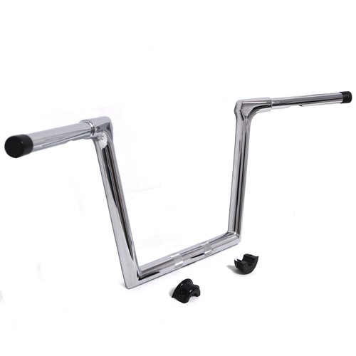 12''Chrome Ape Hanger Fused Handlebar For 15-20 Harley Road Glide FLTRX FLTRU - Picture 4 of 6