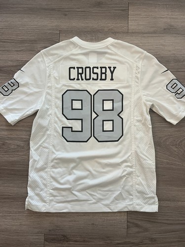 Raiders Maxx Crosby Color Rush Game Jersey Size M