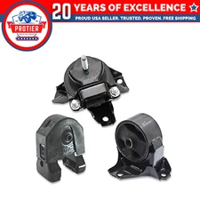 Fits 2006-2008 Hyundai Sonata 2.4L Engine Motor Mount Set 3pcs : A7162 A7147