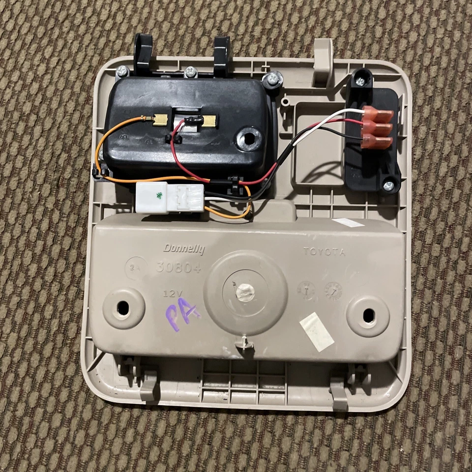 1998-2003 Toyota Sienna купол света чтения карты лампа верхняя консоль бежевый OEM - Изображение 3 из 3