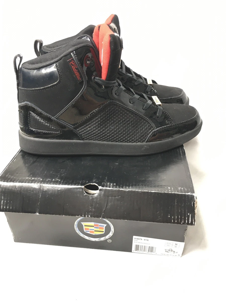 Cadillac shoes black and best sale red
