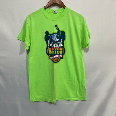 Orleans Gildan Mens Lime Green Graphic 