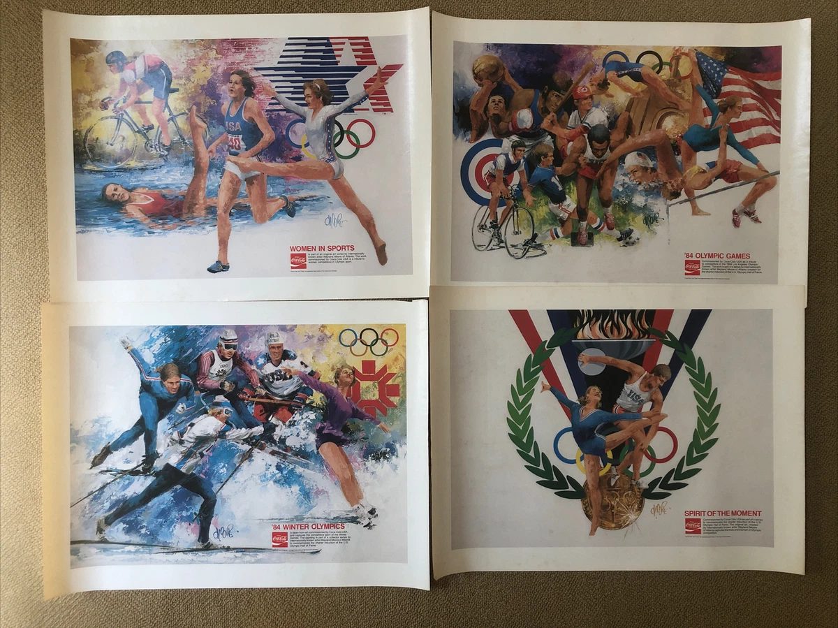 1984 Olympics Poster In Art Posters for sale | eBay