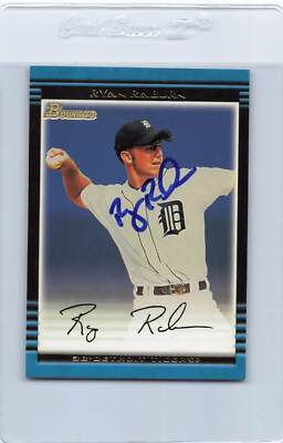 Ryan Raburn Automatic 2002 Bowman #244 Ryan Raburn Tigers Signed Auto *H6043 | eBay