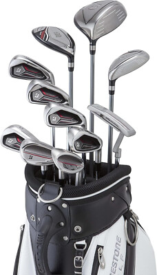 クラブ bridgestone golf bg-100 BRIDGESTONE Golf Men's 11pcs Club Set BG-100 Steel Shaft Flex: S w