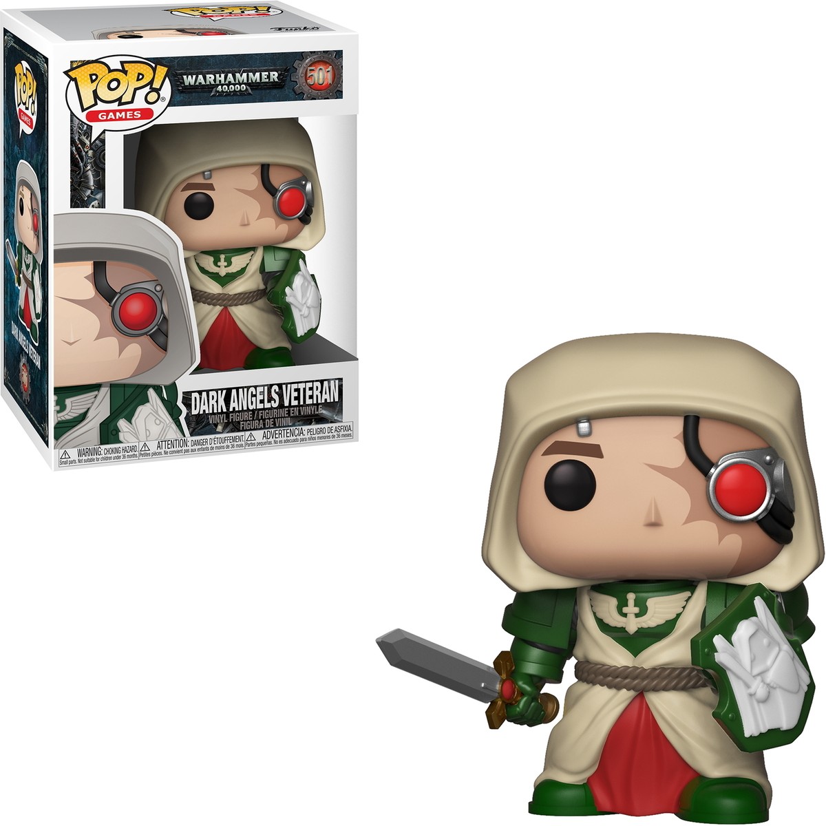 Warhammer 40K - Dark Angels Veteran 501 - Funko Pop! - Vinyl Figur 