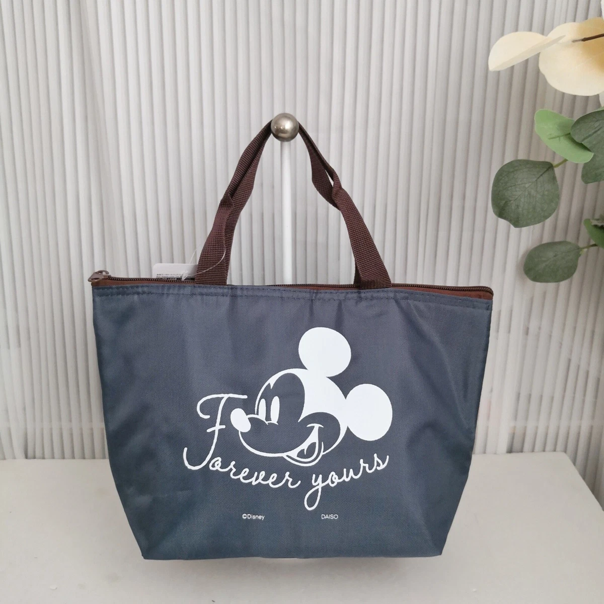 New Daiso X Disney Mickey Boat Shape Lunch Tote Bag 12
