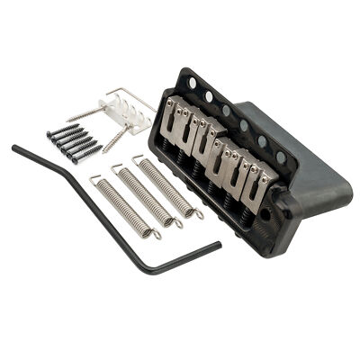Wilkinson WVPC-SB Black 54mm Guitar Tremolo Bridge Steel Saddles Block For Strat