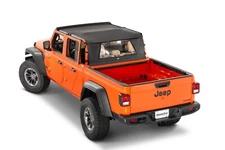 MasterTop Bimini Top Plus & Windstopper Combo For 20-23 Jeep Gladiator JT 4 Door