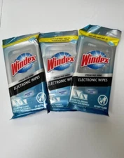 Windex Electronic Cleaning Wipes, Pre-Moistened Screen Wipes for TVs, Phones