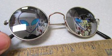 Novelty Sunglasses, 5 in wide, Alien graphic on both lens, UV resistant, fun