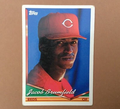 1994 TOPPS Carte BASEBALL n° 69 JACOB BRUMFIELD REDS Trading Card - Photo 1/2