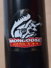 Vintage Mongoose BMX Bike Seat Post 25th Anniversary Sticker Exc Cond. Freestyle