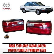 Taillights Lamps Red Signal Light Pair Set For 88-92 For Toyota Corolla Sedan Taillights Lamps Red Signal Light Pair Set For 88-92 For Toyota Corolla Sedan