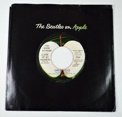 The Beatles – Let It Be / You Know My Name – Apple 45 – 2764 | eBay