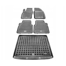 Satz Fußmatten und Matte für Ford GRAND C-MAX 2010