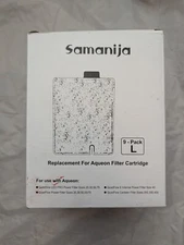 Samanija 9 Pack L Replacement Filter Cartridges for Aqueon QuietFlow-New