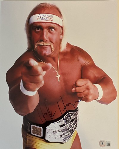 Hulk Hogan Signed 11x14 Photo BAS COA LOA Autograph Grade 10 WWE WWF WCW NWA