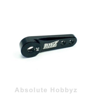 AHZ Machined Aluminum Single Arm Servo Horn (Black) (24T-Hitec) - AHZ-3502