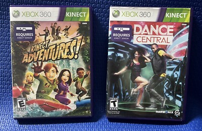 Dance Central & Kinect Adventures Xbox 360 Kinect Video Games