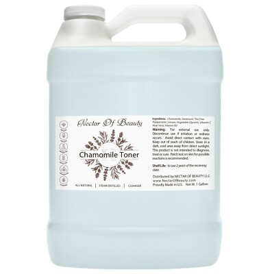Chamomile facial toner natural soothing hydrating face spray mist hair locs bulk