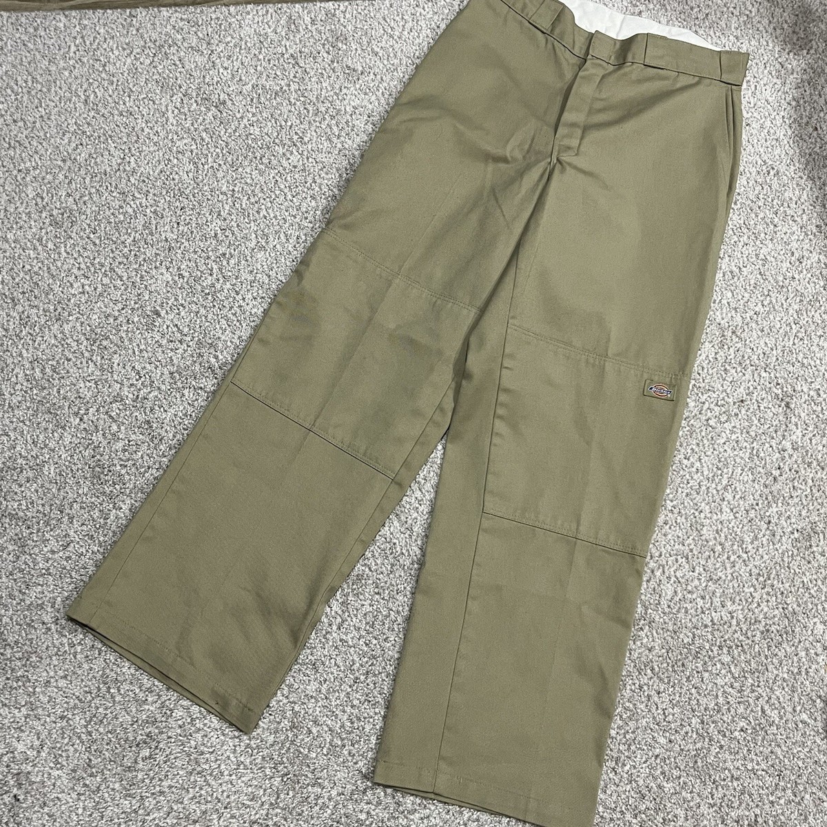 【新品未使用】Dickies ダブルニー made in USA 31×32 Dickies Pants 32x31 Tan Carpenter Double Knee Work Wear