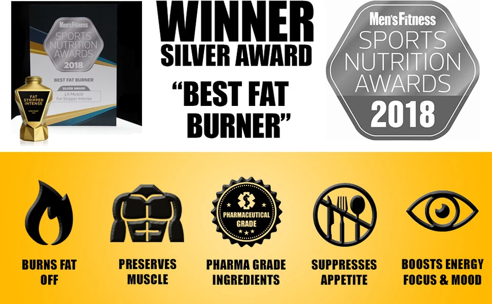 LA Muscle Fat Stripper Intense - The Strongest Natural Fat Burner You Can Buy - Image 3 of 4