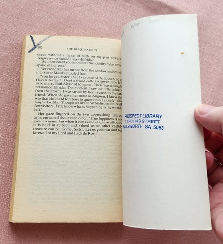 The Black Marquis Book by Margot Holland, Paperback, 1981, Ex-Library - Picture 7 of 12