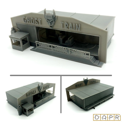 DAPR - Spur N Modelleisenbahn Landschaft Bausatz - motorisierte mobile Geisterbahnfahrt
