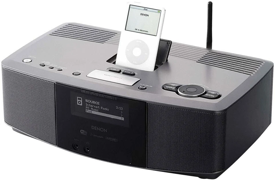 Denon S-32 Internet Radio with Built-in Speakers and 2-Alarm Clock New Seal Box - Image 3 of 4