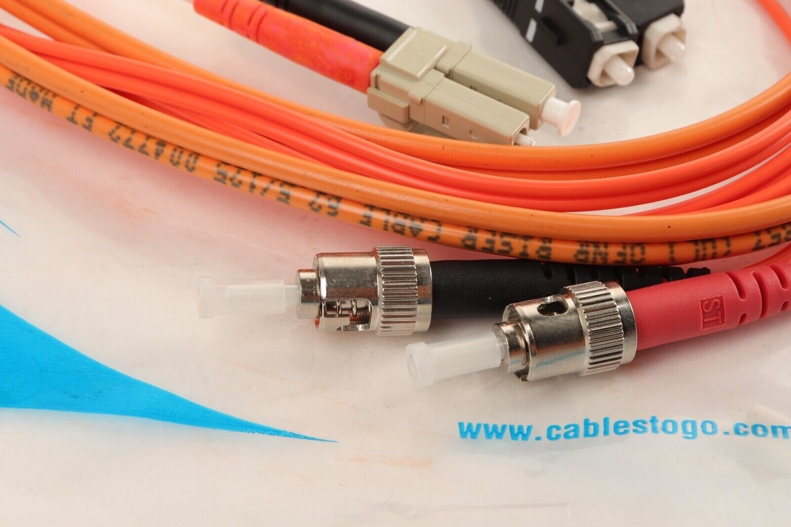 Cables to go 2m fiber optic patch cord lcst 62.5/125 mmf duplex pvc