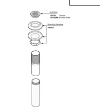 Moen 123816BL Grid Drain Drainage Without Overflow - Matte Black Finish