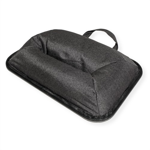 Laptop-/Tablet-Ablage mit Kissen, grau, ideal fürs Bett, Sofa, im Freien - Bild 2 von 2