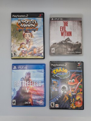 Lot of 8 Playstation 1 2 3 & 4 Games