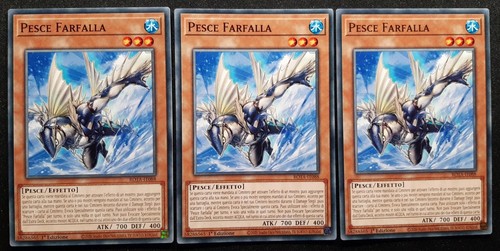 Spielset 3X: SCHMETTERLINGSFISCH auf Italienisch ROTA-IT088 Gemeinde YUGIOH