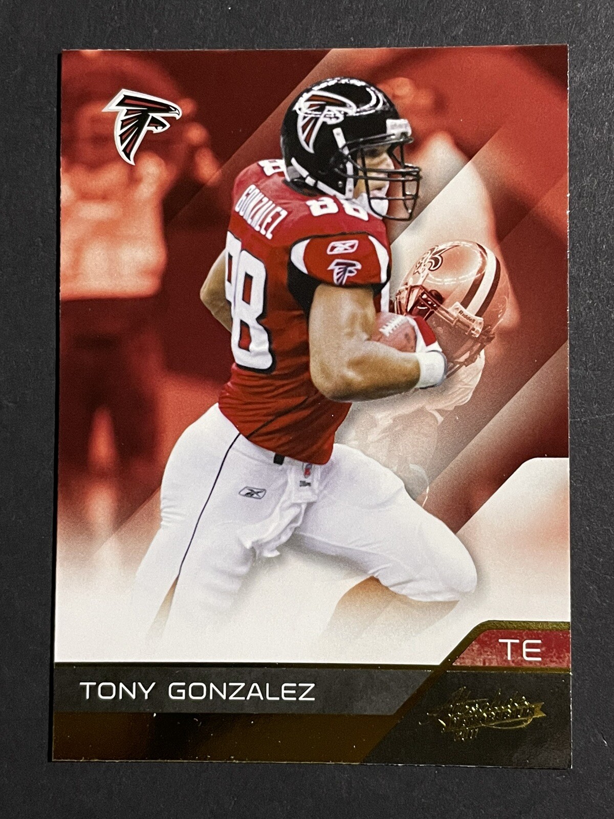 2011 Panini Absolute Memorabilia Tony Gonzalez Card - Atlanta Falcons