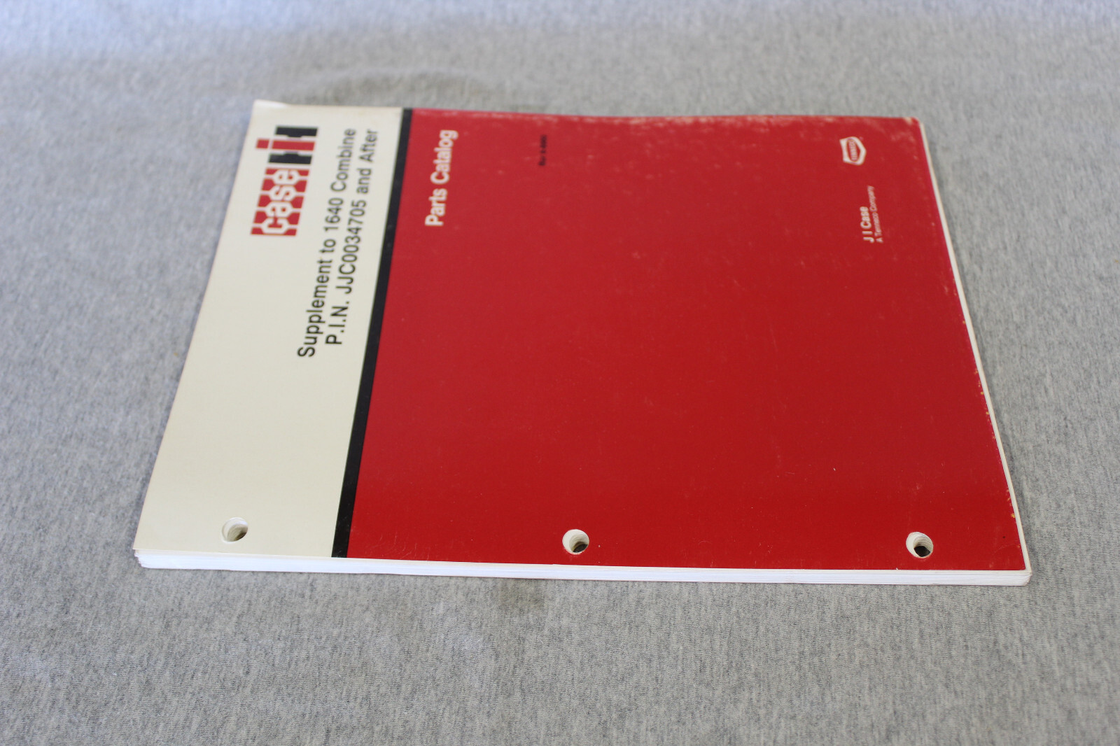 CaseIH 1640 combine original parts catalog supplement 88960 eBay