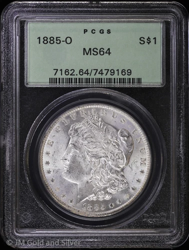 1885-O $1 Morgan Silver Dollar PCGS MS 64 | OGH Uncirculated UNC BU