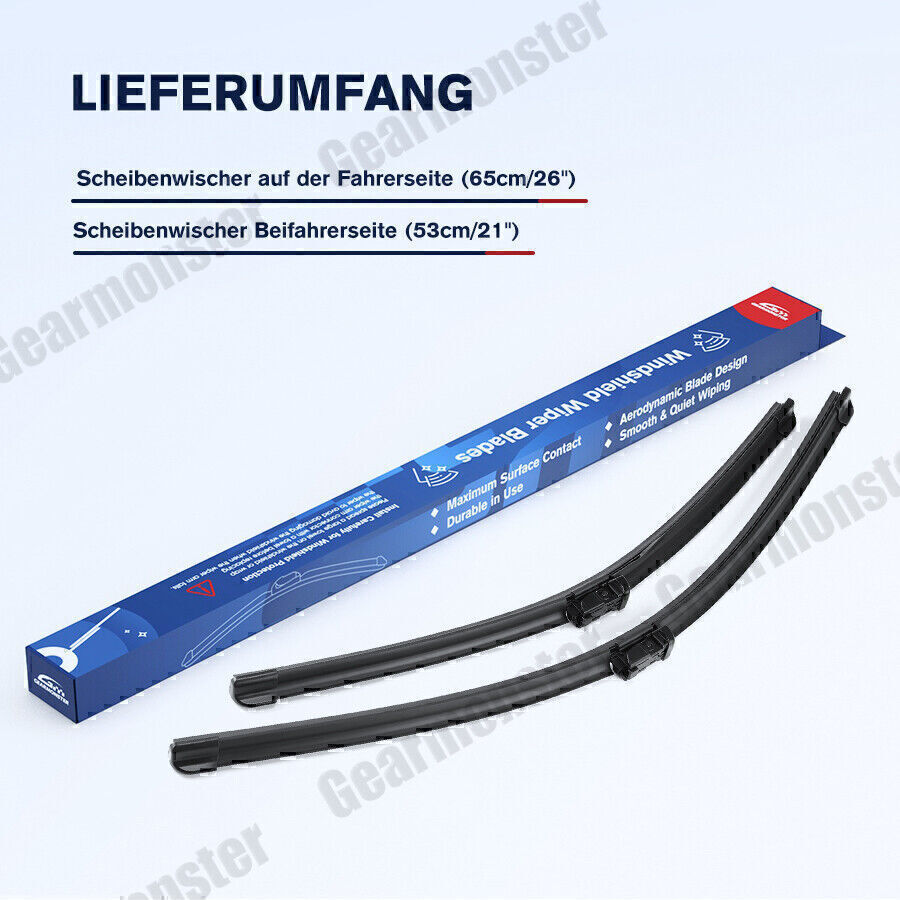 Scheibenwischer Für FIAT Tipo 356 2015-2019 - 26+16 Zoll Frontwischer Mit Dauerhaft-Gummi