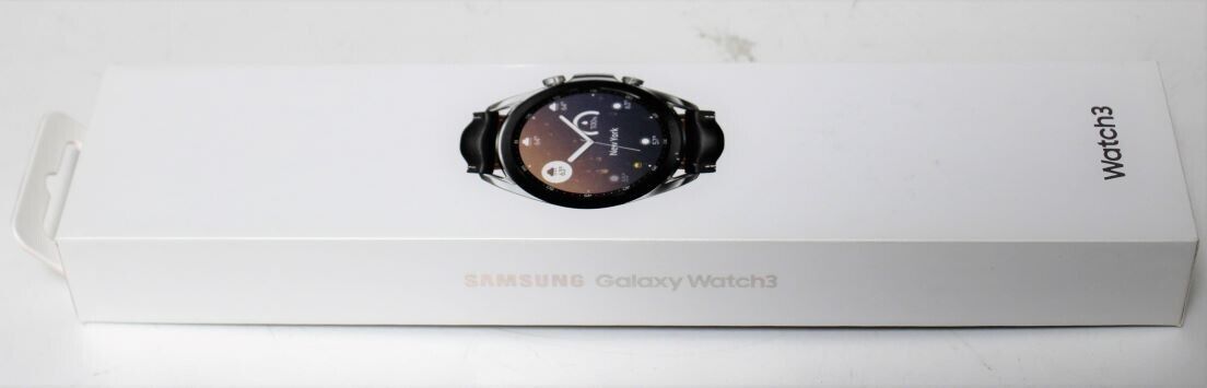 Samsung Galaxy Watch 3 SM-R850 41mm Mystic Silver Stainless Steel Case NIB