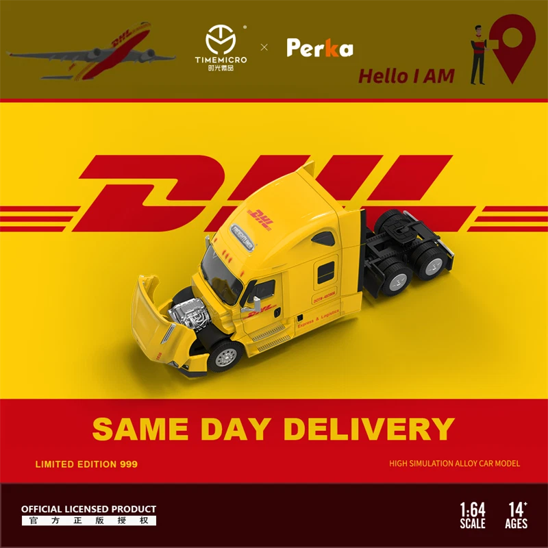 ミニカー TimeMicro & Perka 1/64 Benz Actros DHL TimeMicro & Perka 1/64 Benz Actros DHL - メルカリ